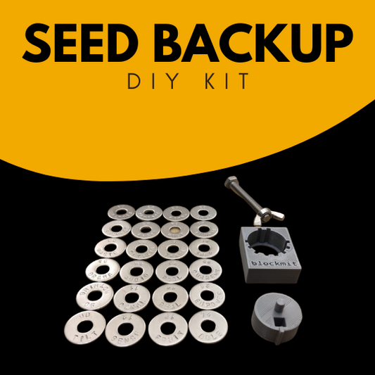 hardware wallet backup and seed backup DIY kit