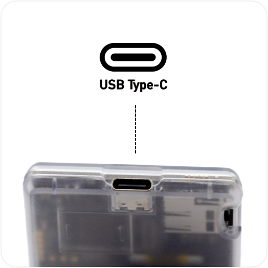 Coldcard hardware wallet Mk4 USB-C power port